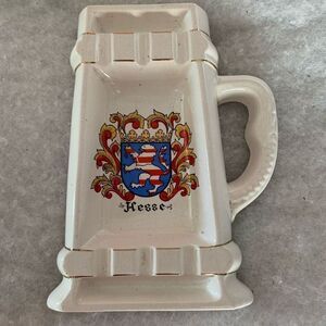 Hess Coat Of Arms Vintage Beer Mug Shaped Ash Tray